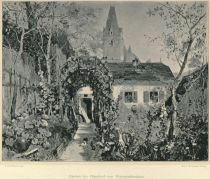 Jakob Emil Schindler – Garten im Pfarrhof von Weissenkirchen