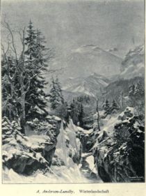 A. Andersen-Lundby. Winterlandschaft