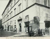 046 * Bild 39 Rückseite des Palastes des Kardinals Ascanio Sforza (Via dell Anima)