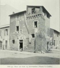 064 * Bild 54 Haus aus dem 13. Jahrhundert (Piazza S. Cecilia)