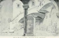 083 o Bild 71 Hof der Casa Maffei. Skizzenbuch des M. van Heemskerck