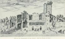 087 o Bild 73 Der Serapistempel auf dem Quirinal. Stich des Etienne du Pérac