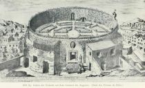 099 o Bild 83 Garten der Soderini auf dem Grabmal des Augustus. Stich des Etienne du Perac