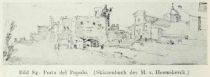 100 o Bild 84 Porta del Popolo. Skizzenbuch des M. van Heemskerck