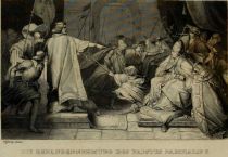 Lessing-Die-Gefangennahme-des Papstes Paschalis II. durch Heinrich V. im Jahre 1111