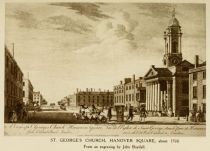 London, St. Georges Church, Hanover Square 1790