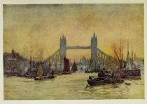 London, the Tower Bridge from Above Cherry Garden Pier