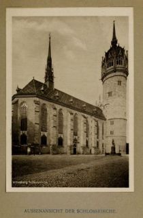 Wittenberg Außenansicht der Schlosskirche