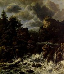 008. JACOB ISAAKSZOON VAN RUISDAEL, Der Wasserfall 