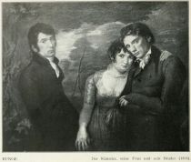 008 Runge. Der Künstler, seine Frau und sein Bruder (1804). 
