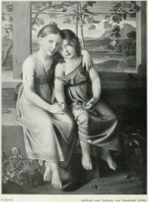011 Schick. Adelhaid und Gabriele von Humboldt (1809). 