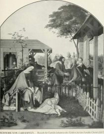 014 Schnorr von Carolsfeld. Besuch der Familie Johannes des Täufers bei der Familie Christi (1817). 