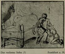 080 Elsheimer. Der verlorene Sohn, Zeichnung. (?) (Frankfurt a. M.)