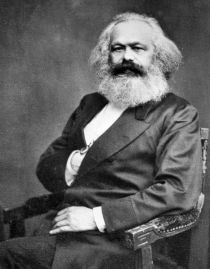 Marx, Karl (1818-1883) Journalis, Politiker, gemeinsam mit Engels schuf er die theoretischen Grundlagen für Sozialismus und Kommunismus