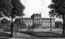 Das Schloss in Ludwigslust um 1830