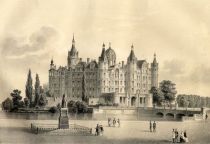 Schweriner Schloss um 1880
