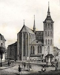 Die Marienkirche um 1800