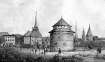Rostock vom Steintor - 1841
