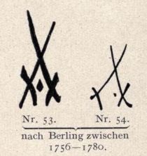 Nr. 53 und 54, nach Berling zwischen 1756 bis 1780