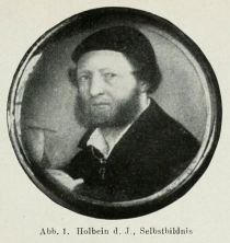 01. Holbein d. J., Selbstbildnis 