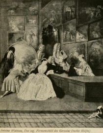 012. Antoine Watteau, Firmenschild des Gersaint (Ausschnitt)