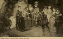 018. Antoine Watteau, Eine französische Komödie (Ausschnitt)