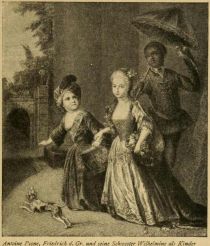022. Antoine Pesne, Friedrich d. Gr. und seine Schwester Wilhelmine als Kinder