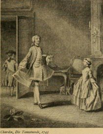 051. Chardin, Die Tanzstunde, 1745