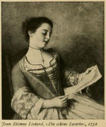 072. Jean Etienne Liottard, „Die schöne Leserin“, 1752