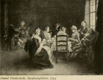 079. Daniel Chodowiecki, Gesellschaftsbild, 1754