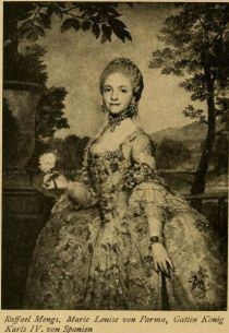106. Raffael Mengs, Marie Louise von Parma, Gattin König Karls IV. von Spanien