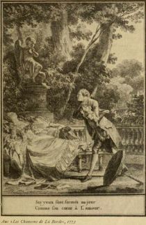 141. Aus „Les Chansons de La Borde“, 1773