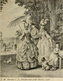 162. J. M. Moreau d. J., Rendez-vous pour Marly, 1776