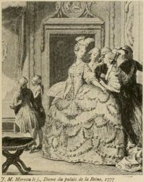 168. J. M. Moreau le j., Dame du palais de la Reine, 1777