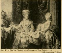179. Benj. West, Königin Charlotte von England und ihre Tochter, 1778