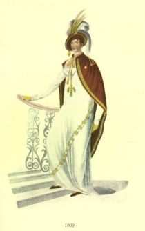Damenmode Paris 1809