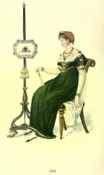Damenmode Paris 1809