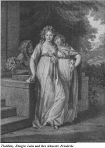 008 Tischbein, Königin Luise und ihre Schwester Friederike
