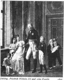 017 Dähling, Friedrich Wilhelm III. und seine Familie 1807