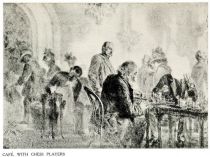 3. CAFE; WITH CHESS PLAYERS