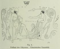 004. Fußbad des Odysseus, Chiusinisches Vasenbild