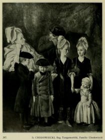 006. D. Chodowiecki (1726-1801), Sog. Tiergatenbild, Familie Chodowiecki