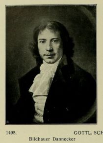 026. Gottlieb Schick (1776-1812), Bildhauer Dannecker