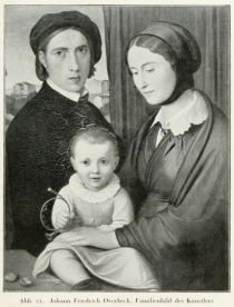 021 Johann Friedrich Overbeck, Familienbild des Künstlers