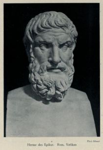 Epikur, Herme, Paris, Louvre