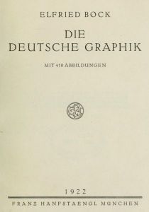 000. Deutsche Graphik, Titelblatt