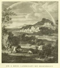 006 Landschaft mit Regenbogen. Joseph Anton Koch (1819-1872)