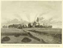 016 Sonnenaufgang bei Neubrandenburg. Kaspar David Friedrich (1774 Greifswald - 1840 Dresden)