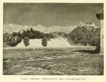 028 Rheinfall bei Schaffhausen. Hans Thoma (1839-1924)