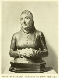 041 Bildnisbüste Frau Fiedlers. Adolf Hildebrand (1847-1921)